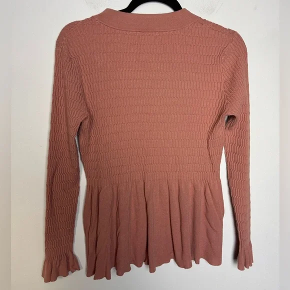 Sundance sweater blush pink mock neck M - Picture 2 of 4